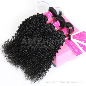 10A Quality Afro Kinky Curly Hair Double Weft Bundles 30 Inch Mongolian Virgin Human Cuticle Aligned Hair Extension Bouncy Curls